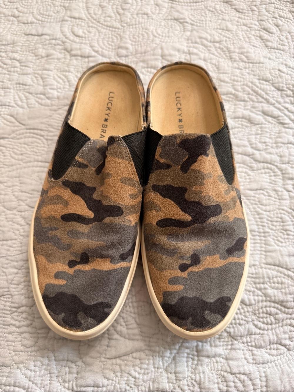 Lucky Brand Women’s Camo Slip-On Shoes